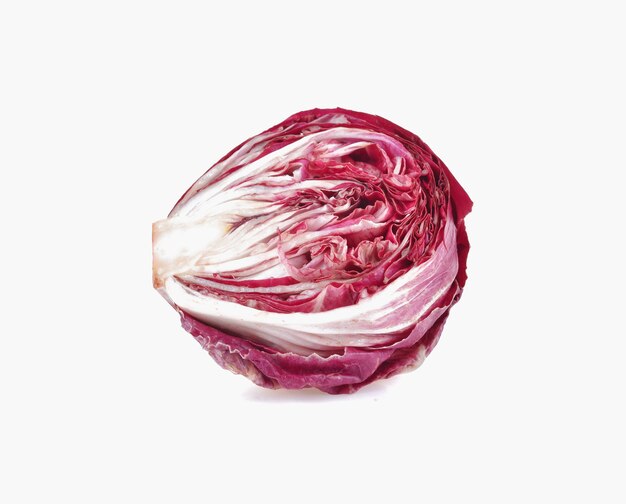 Radicchio isolated on white background