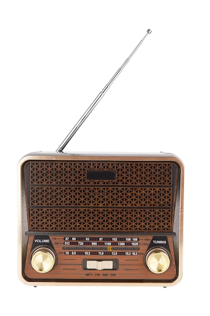 Radio retro portable receiver