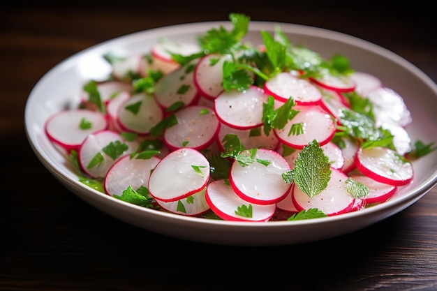 Photo radish salad recipe