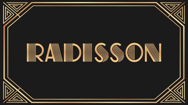 Photo radisson jazz gold text