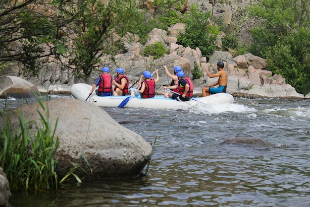 Raften op de Southern Bug-rivier