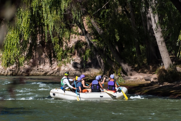 Rafting on the rio grande river