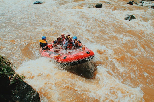 Rafting at The River