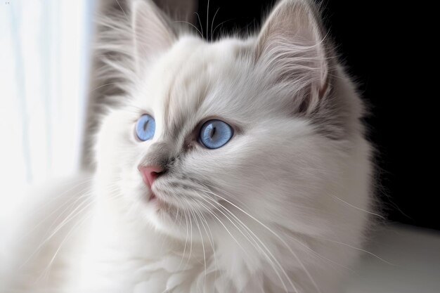 Photo ragdoll kitten