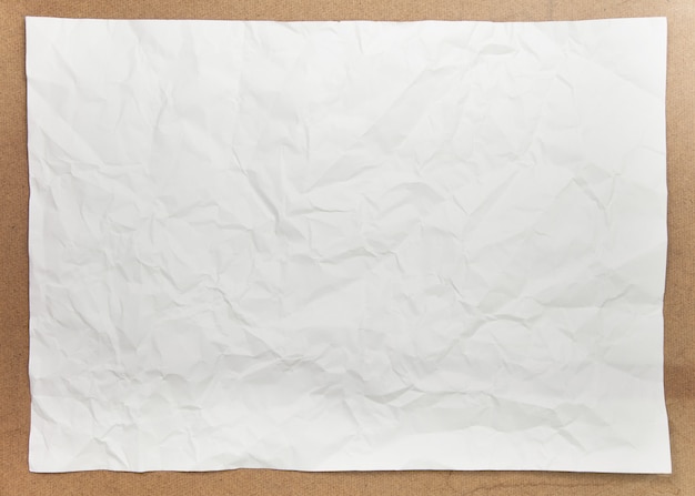 Photo ragged white paper