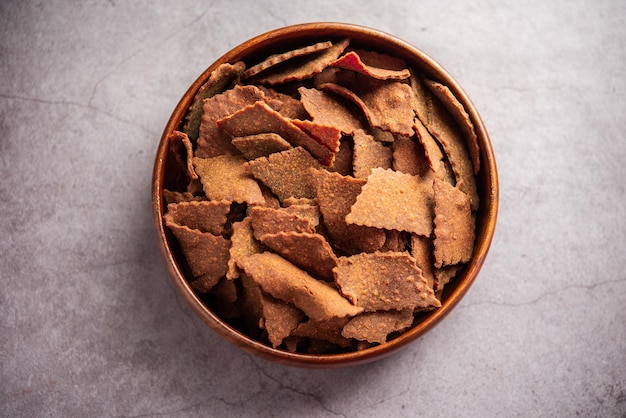 Ragi Chips of Nachni of finger millet wafers Indiase gezonde snack