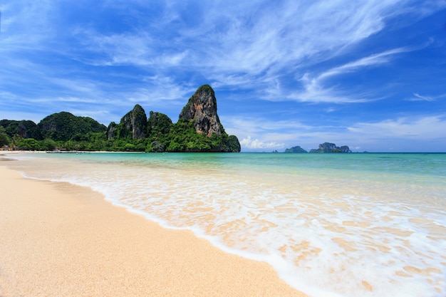 Пляж Railay, Краби, Андаманское море Таиланд