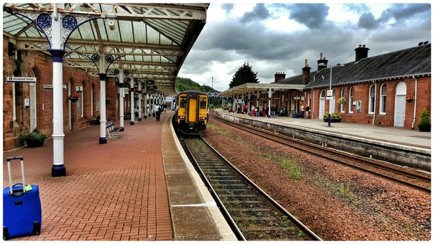 Photo railroad station