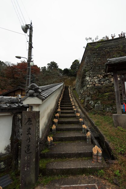 写真 空に逆らう鉄道線路