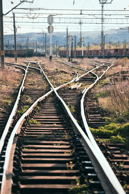 Photo railroad track