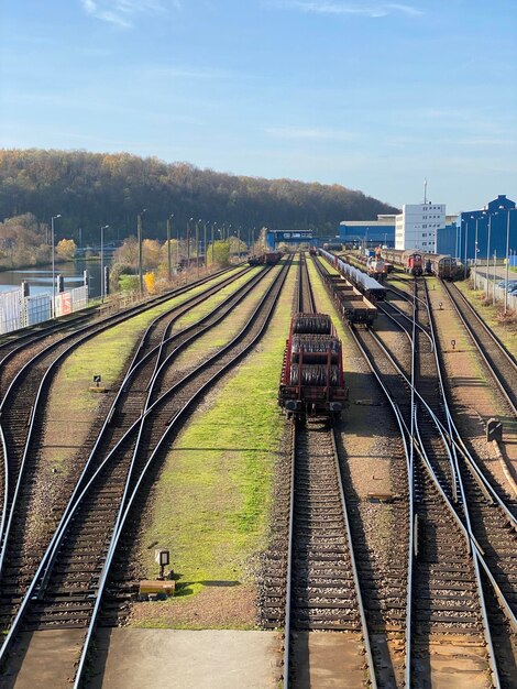 Photo railroad track