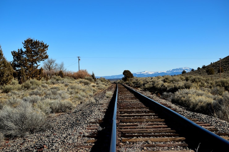 Photo 鉄道の線路だ