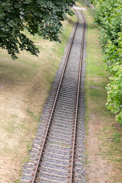 Railway Line in Frankfurt, Germany