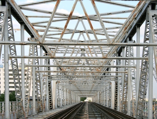 写真 鉄橋のある鉄道線