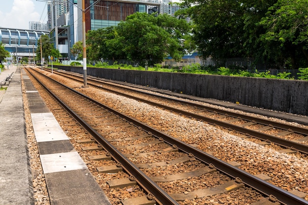 Railway at outdoor