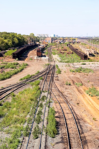 Railway station sidings