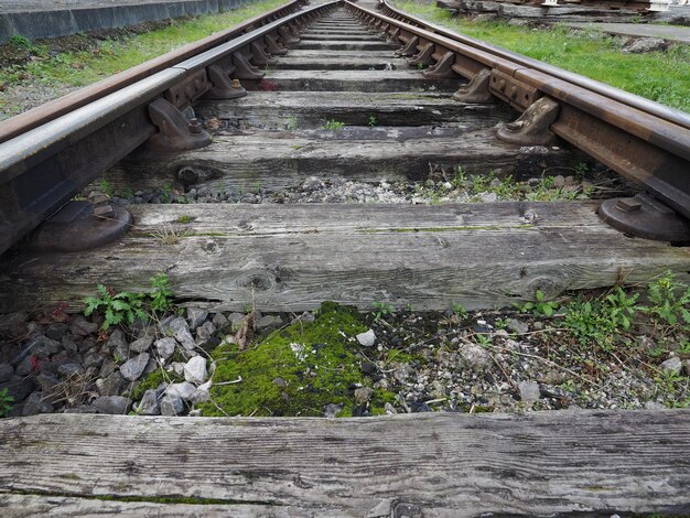 Railway track detail