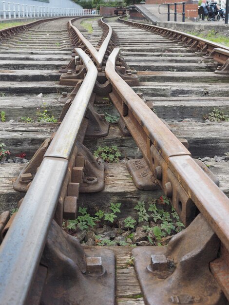 Railway track detail