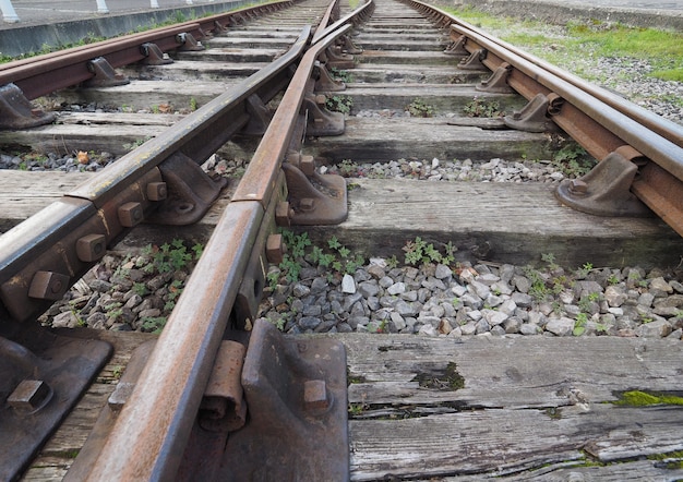 Railway track detail