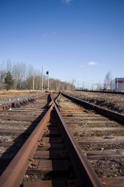 Railway track Railway rails Arrow and denouement 1