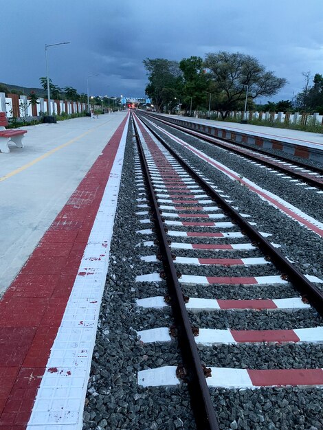 Foto strada ferroviaria