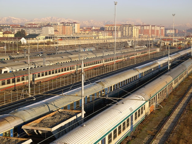 Railway tracks for train