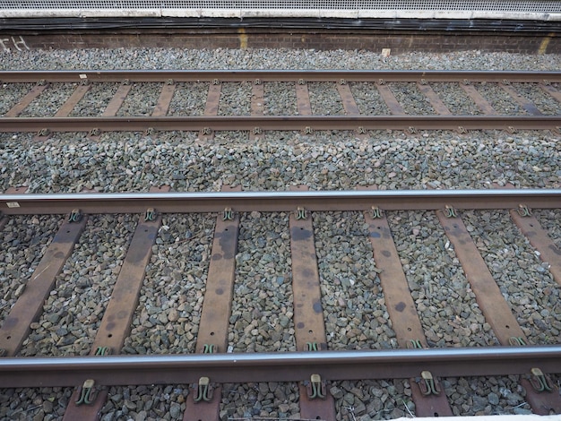 Railway tracks for train