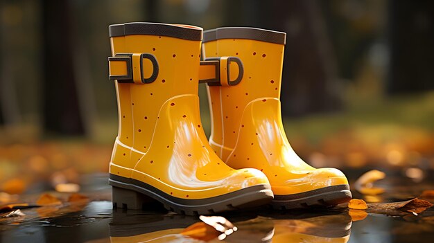 Rain boots ready for puddlejumping a fun and practical accessory