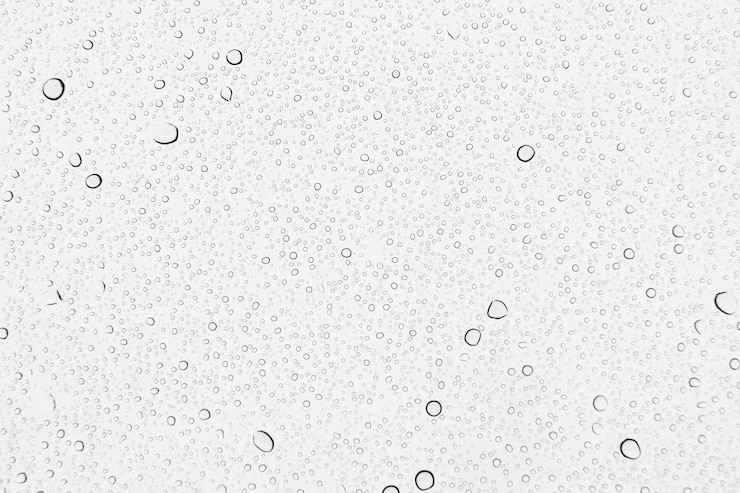 Photo rain drops on glass background