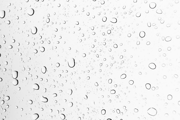 Rain drops on glass