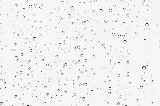 Photo rain drops on glass