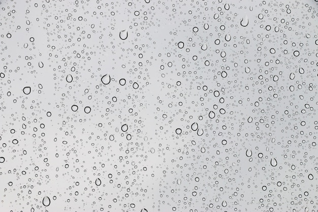 Rain drops on window glasses texture background