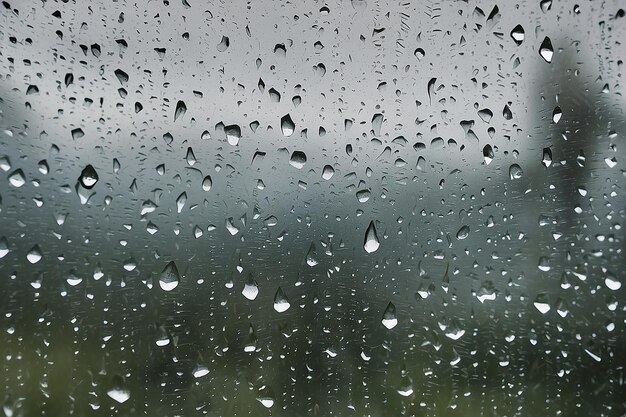 Rain drops on the window