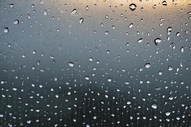 Rain drops on the window