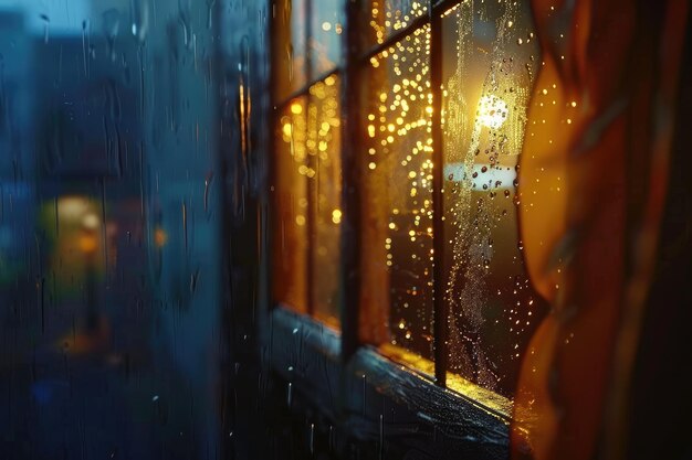 rain drops on the window