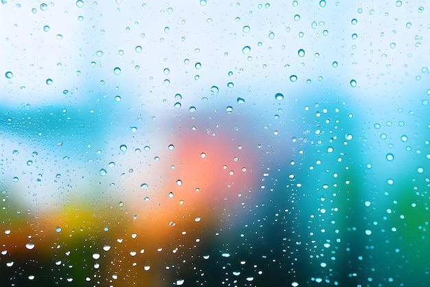 Rain Drops On The Window