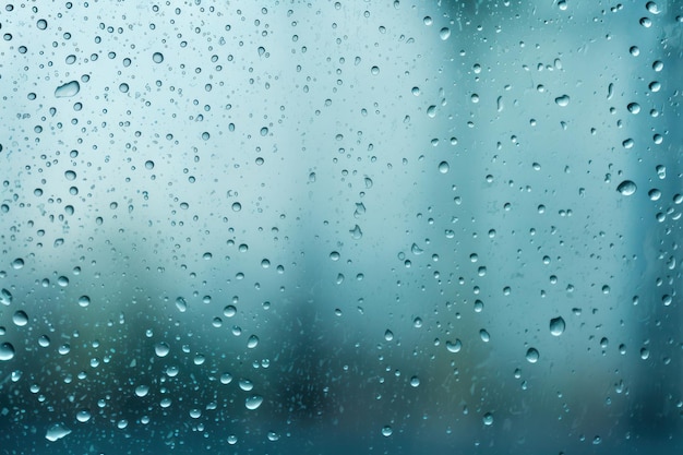 Rain drops on a window