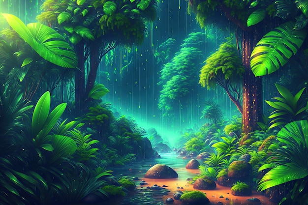 Rain Forest Background