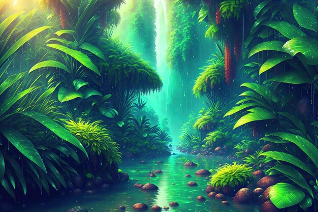 Rain Forest Background