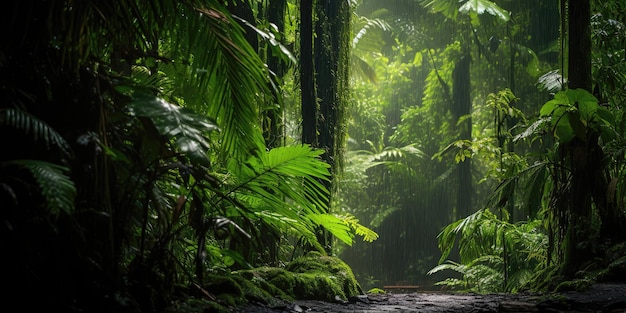 Rain forest in Central America