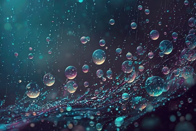 Rain glitter background