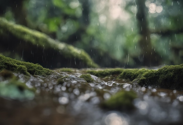 写真 熱帯雨林の雨