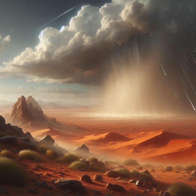 Rain in mars