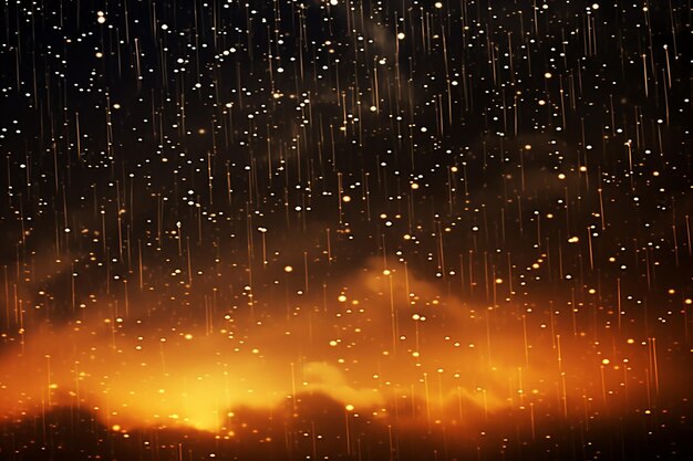 Photo rain of stars