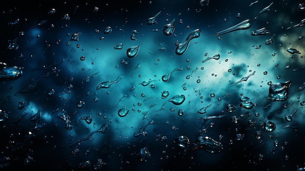 Photo rain water background