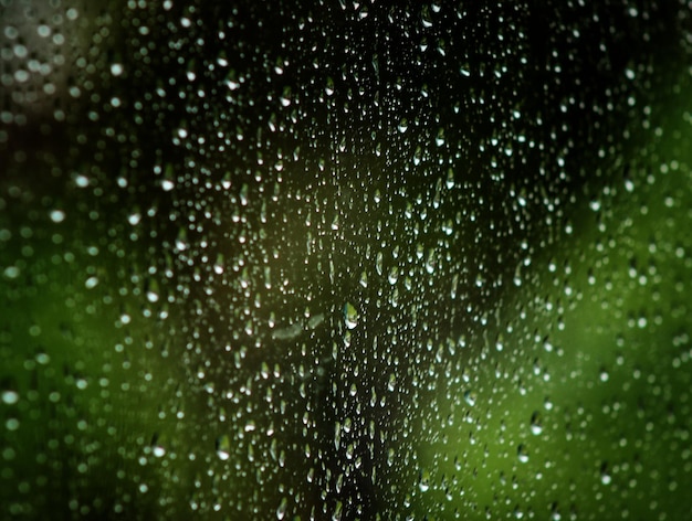 Photo rain on a window