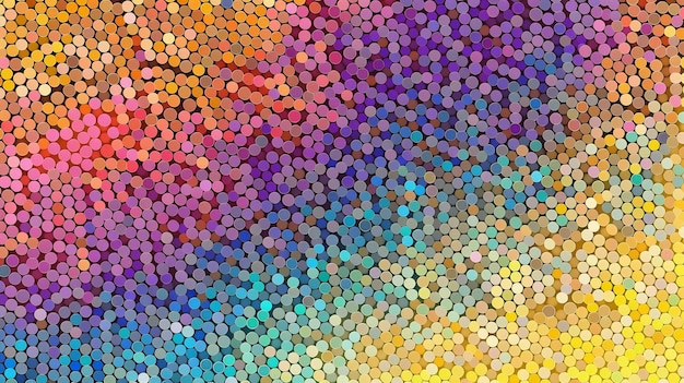 rainbow 3d small circle background