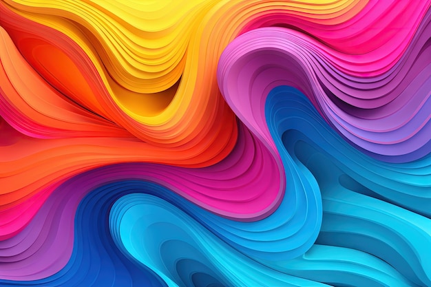 Rainbow abstract backdrop