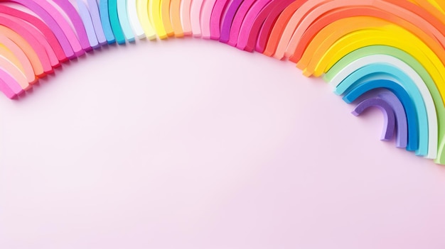 写真 テキストの虹の背景
