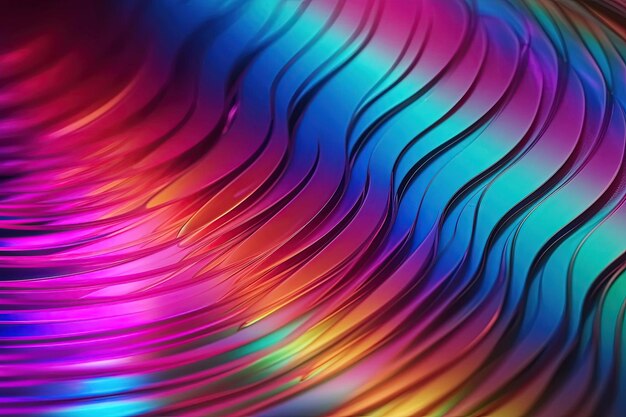 Rainbow background with multicolored texture Generative AI illustration